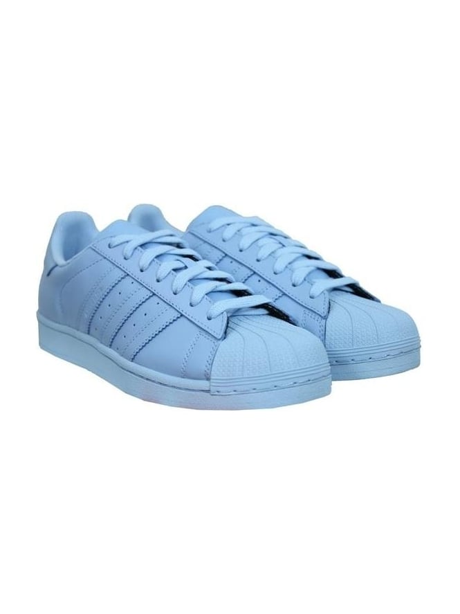 Adidas X Pharrell Williams Superstar Supercolour In Clear Sky Northern Threads 9398