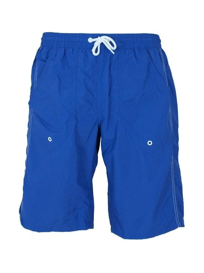 Armani Jeans Armani Logo Bermuda Swim Shorts Brite Blue