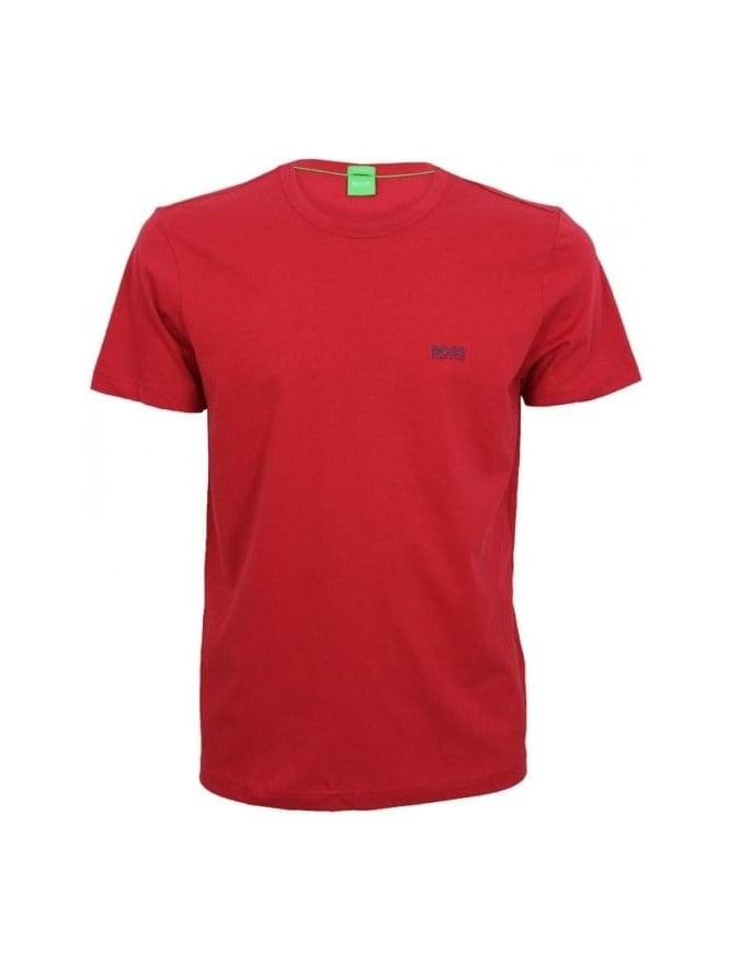 BOSS BOSS Basic Logo Crew Neck T Shirt - Medium Red