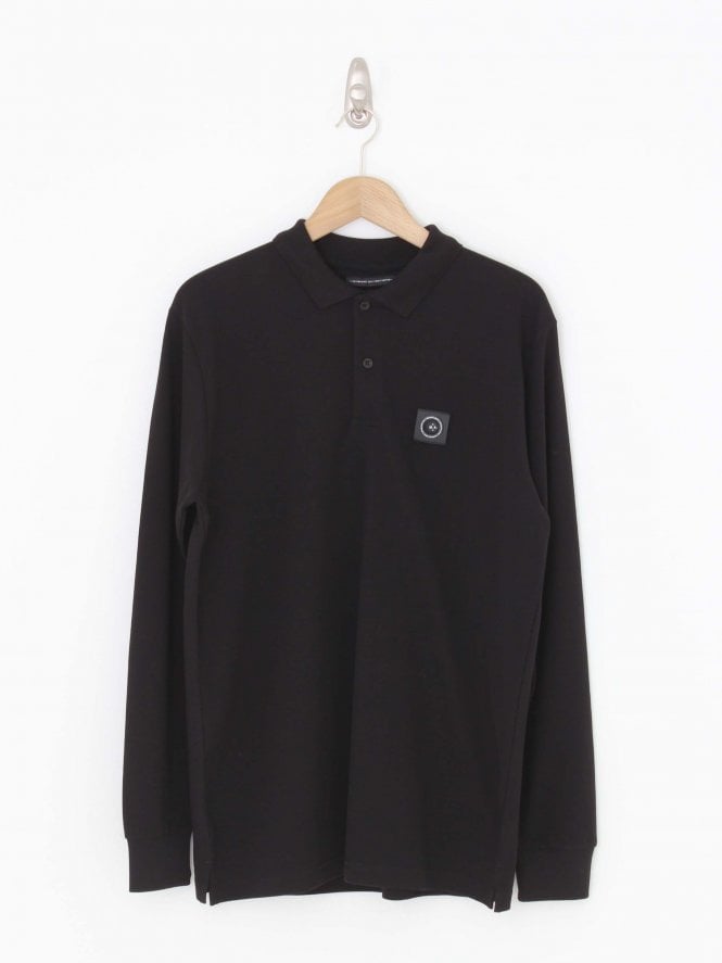 Marshall Artist Marshall Artist Siren L/S Polo - Black