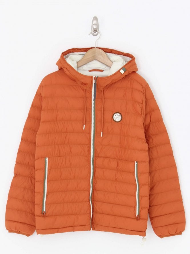 Pretty Green Pretty Green Tilby Quilted Jacket - Orange